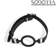 SODORRA - Gag con O-ring in silicone - Nero - Erotiekvoordeel.nl
