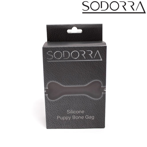 SODORRA - Gag a forma di osso per cuccioli in silicone - Nero - Erotiekvoordeel.nl