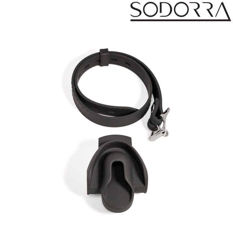 SODORRA - Silicone Shut Up Ergo gag - Nero - Erotiekvoordeel.nl