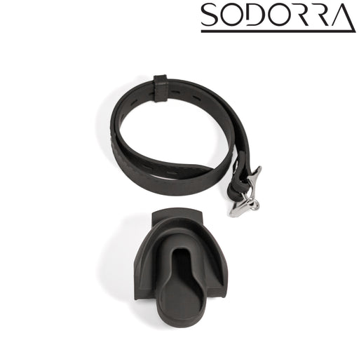 SODORRA - Silicone Shut Up Ergo gag - Nero - Erotiekvoordeel.nl