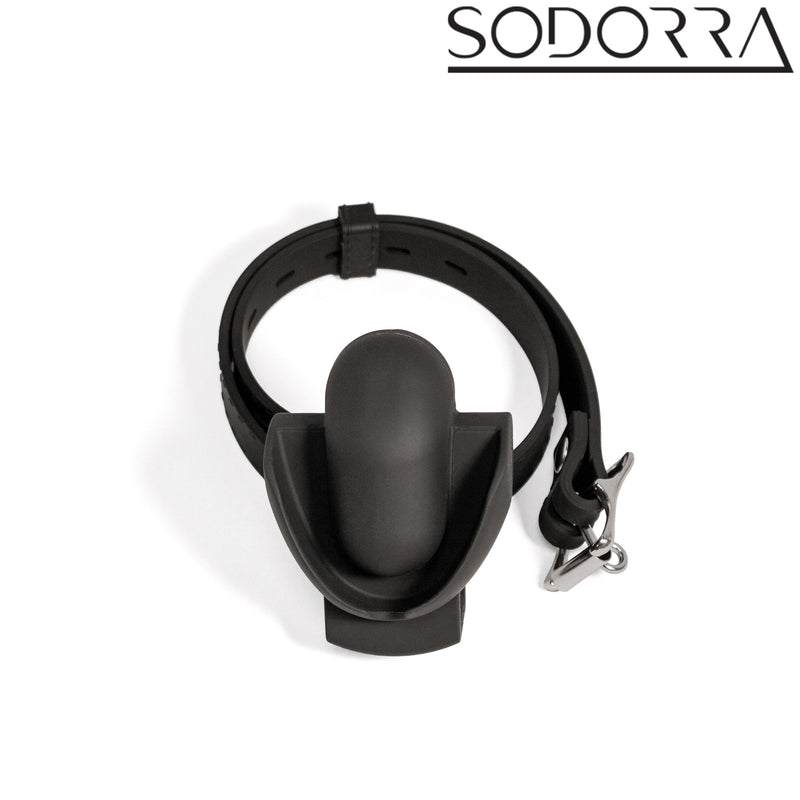 SODORRA - Silicone Shut Up Ergo gag - Nero - Erotiekvoordeel.nl