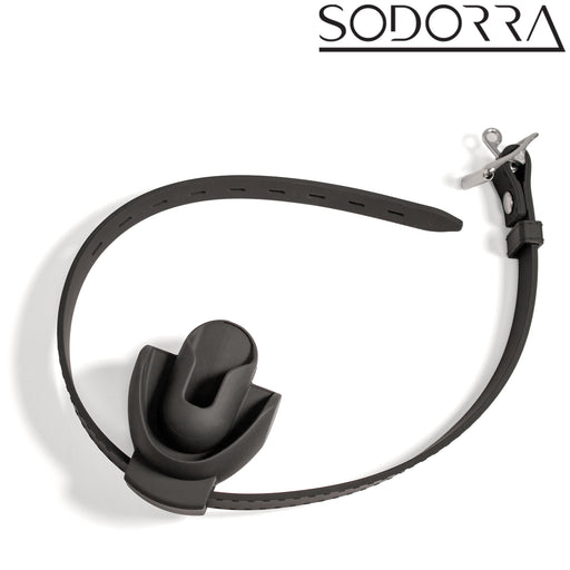 SODORRA - Silicone Shut Up Ergo gag - Nero - Erotiekvoordeel.nl