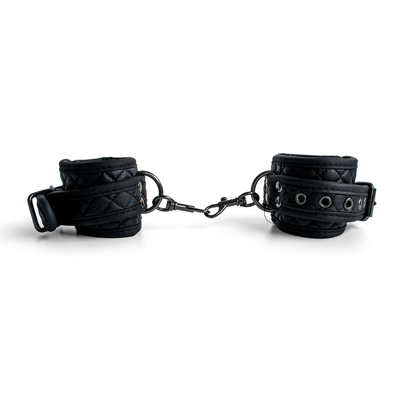 SODORRA Vegan + Neo Manette per caviglie - Nero-Erotiekvoordeel.nl