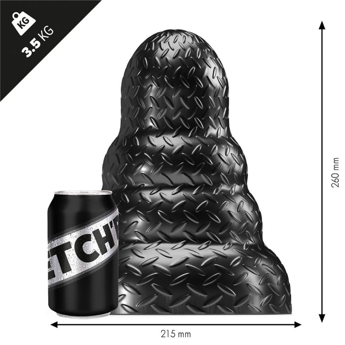 STRETCH'R - Tripole Butt Plug Black Metallic-Erotiekvoordeel.nl