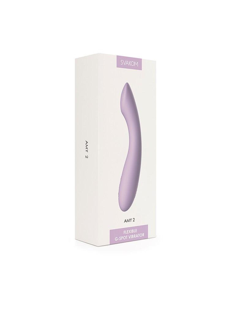 Svakom - Amy 2 - Flexibele G-Spot Vibrator - Lila-Erotiekvoordeel.nl