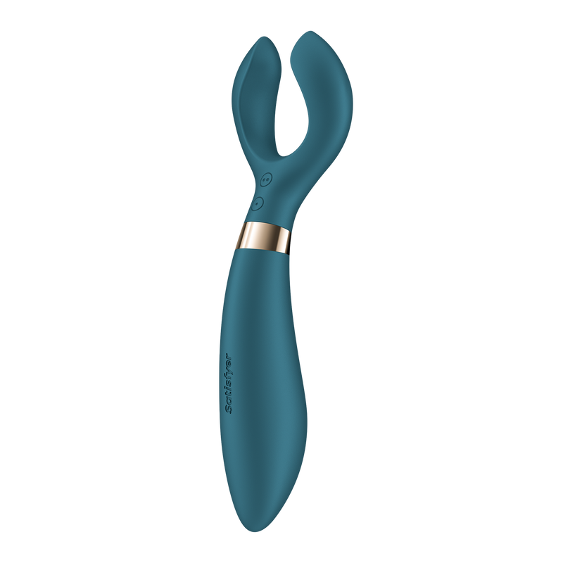 Satisfyer - Série Battery - Endless Fun - Vibromasseur pour couples - Vert bouteille - Erotiekvoordeel.nl
