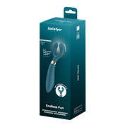 Satisfyer - Série Battery - Endless Fun - Vibromasseur pour couples - Vert bouteille - Erotiekvoordeel.nl