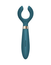 Satisfyer - Battery Series - Endless Fun - Vibromasseur pour couples - Vert bouteille - Erotiekvoordeel.nl