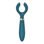 Satisfyer - Battery Series - Endless Fun - Vibromasseur pour couples - Vert bouteille - Erotiekvoordeel.nl