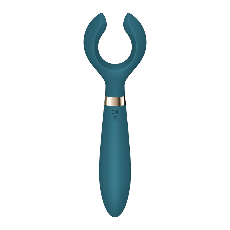 Satisfyer - Battery Series - Endless Fun - Vibromasseur pour couples - Vert bouteille - Erotiekvoordeel.nl