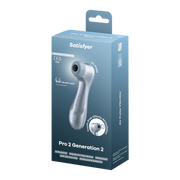 Satisfyer - Battery Series - Pro 2 Generation 2 - Druckwellen-Vibrator - Ice Blue - Erotiekvoordeel.nl