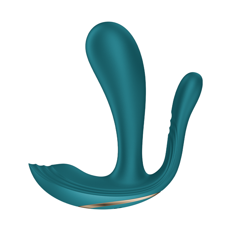 Satisfyer - Battery Series - Top Secret+ - G-Punkt-Vibrator - Flaschengrün - Erotiekvoordeel.nl