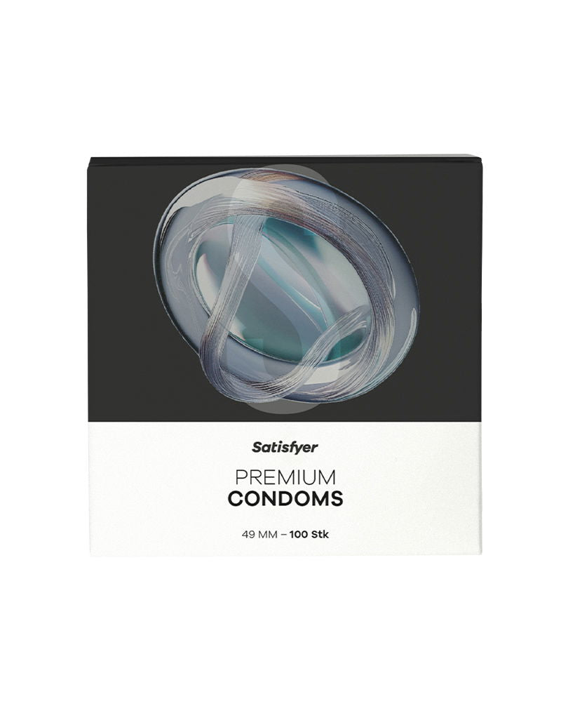 Satisfyer - Condoms - Size 49 mm - S - 100 pieces-Erotiekvoordeel.nl
