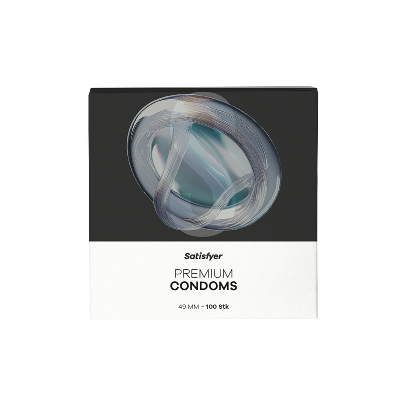 Satisfyer - Condoms - Size 49 mm - S - 100 pieces-Erotiekvoordeel.nl