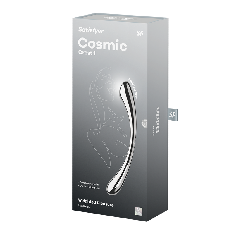 Satisfyer - Cosmic Crest 1 - Stainless Steel Dildo - Erotiekvoordeel.nl