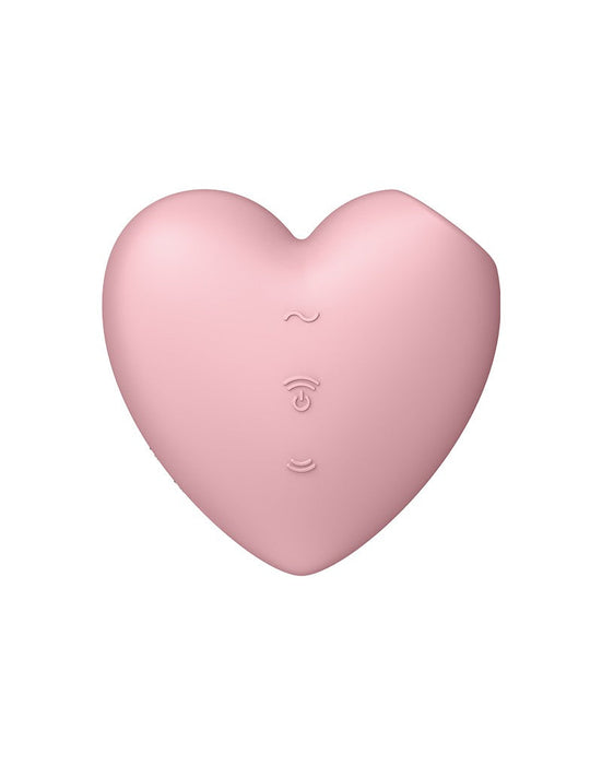 Satisfyer - Cutie Heart - Luchtdruk Vibrator - Roze-Erotiekvoordeel.nl