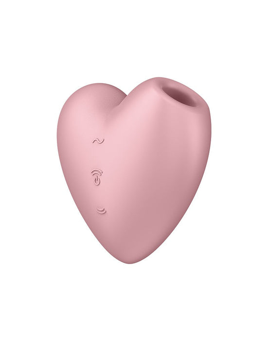 Satisfyer - Cutie Heart - Luchtdruk Vibrator - Roze-Erotiekvoordeel.nl