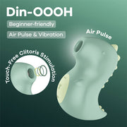 Satisfyer - Din-OOOH - Druckwellen-Vibrator - Grün - Erotiekvoordeel.nl