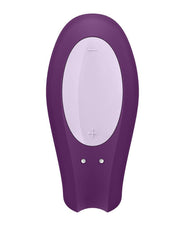 Satisfyer - Double Joy - Partner Vibrator - Met App En Bluetooth - Paars-Erotiekvoordeel.nl