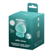 Satisfyer - Jelly-cious - Vibromasseur à pression d'air - Vert - Erotiekvoordeel.nl