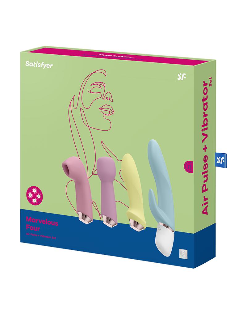 Satisfyer - Marvelous Four - Vierdelige Vibrator Set-Erotiekvoordeel.nl