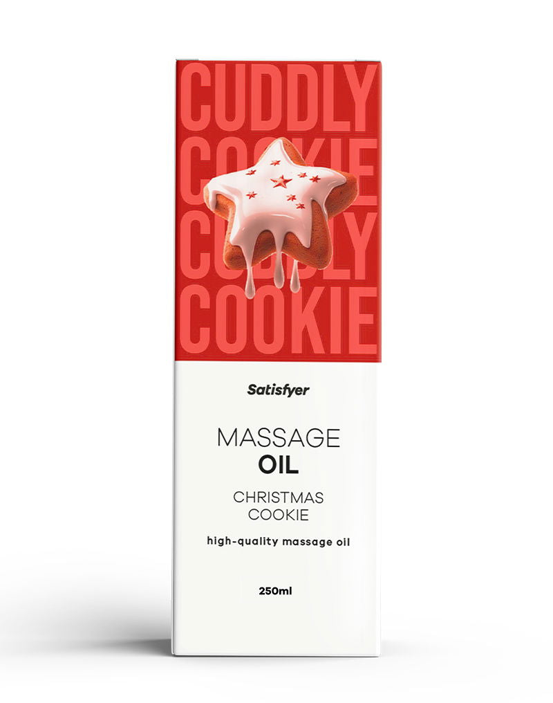 Satisfyer - Massage Oil - Christmas Cookie - 250 ml-Erotiekvoordeel.nl
