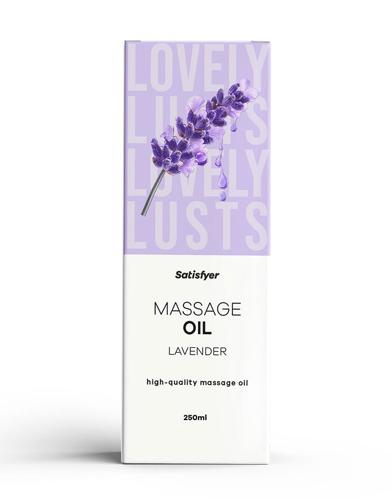Satisfyer - Massage Oil - Lavender - 250 ml-Erotiekvoordeel.nl