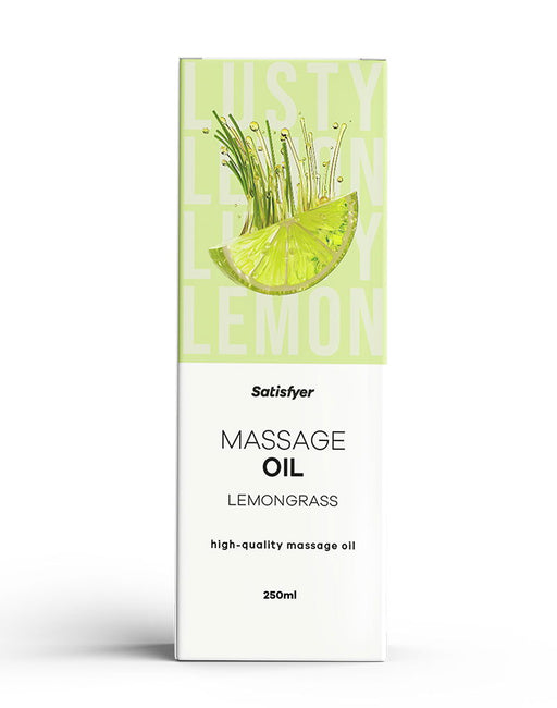 Satisfyer - Massage Oil - Lemongrass - 250 ml-Erotiekvoordeel.nl