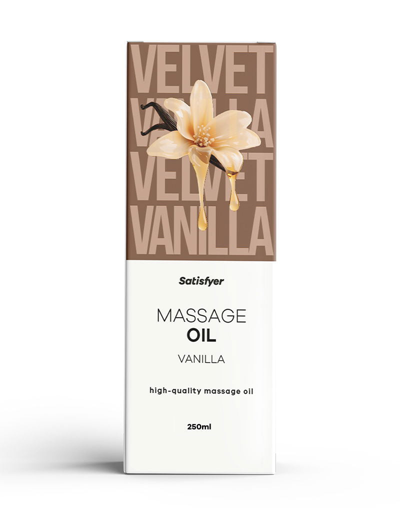 Satisfyer - Massage Oil - Vanilla - 250 ml - Erotiekvoordeel.nl