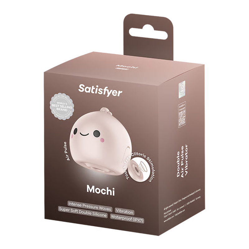 Satisfyer - Mochi - Druckwellen-Vibrator - Beige-Erotiekvoordeel.nl
