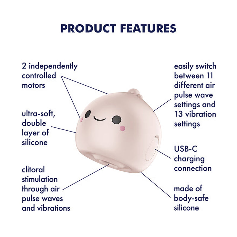 Satisfyer - Mochi - Druckwellen-Vibrator - Beige - Erotiekvoordeel.nl