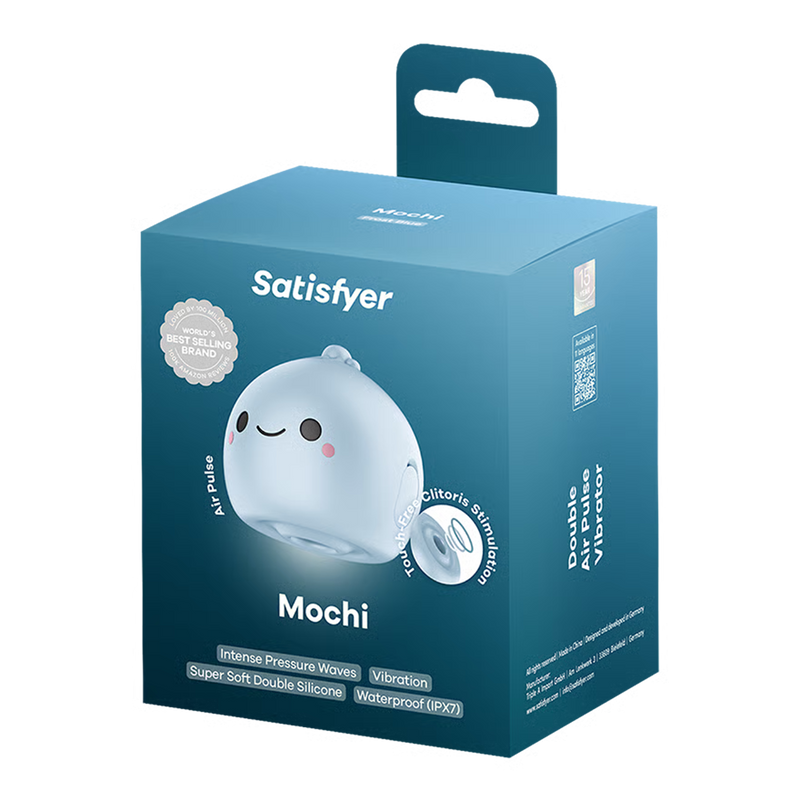 Satisfyer - Mochi - Luchtdruk Vibrator - Frost Blue-Erotiekvoordeel.nl
