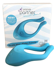 Satisfyer - Multifun 1 - Partner Vibrator - Light Blue-Erotiekvoordeel.nl