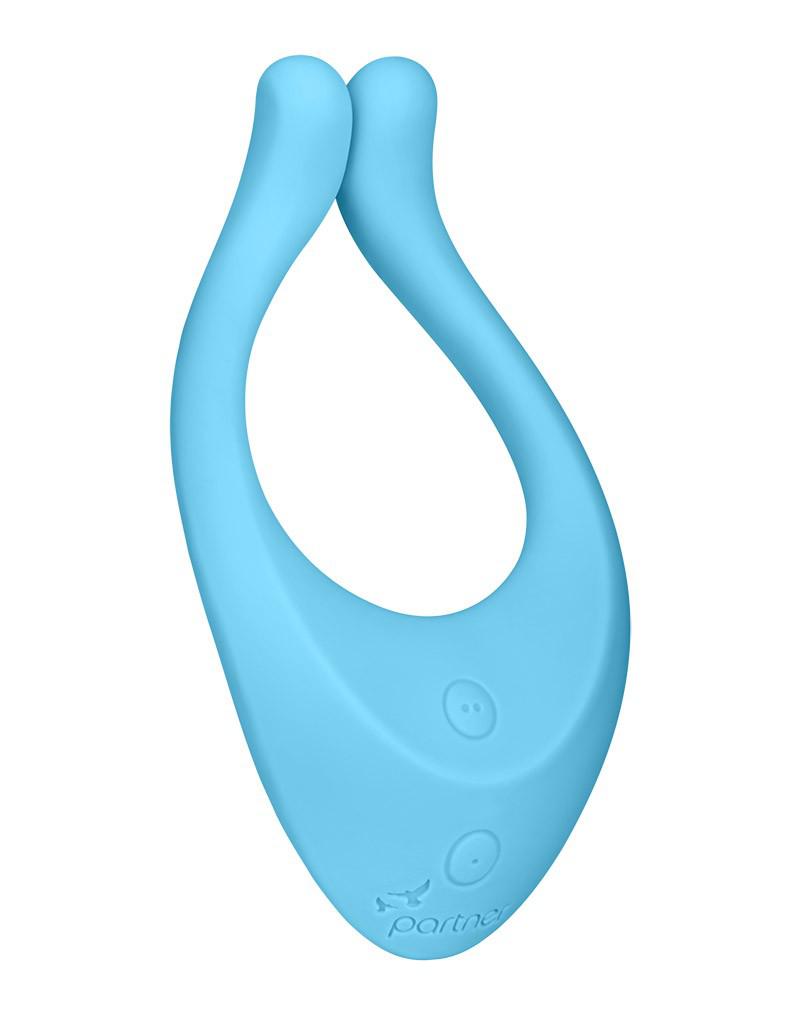 Satisfyer - Multifun 1 - Partner Vibrator - Light Blue-Erotiekvoordeel.nl