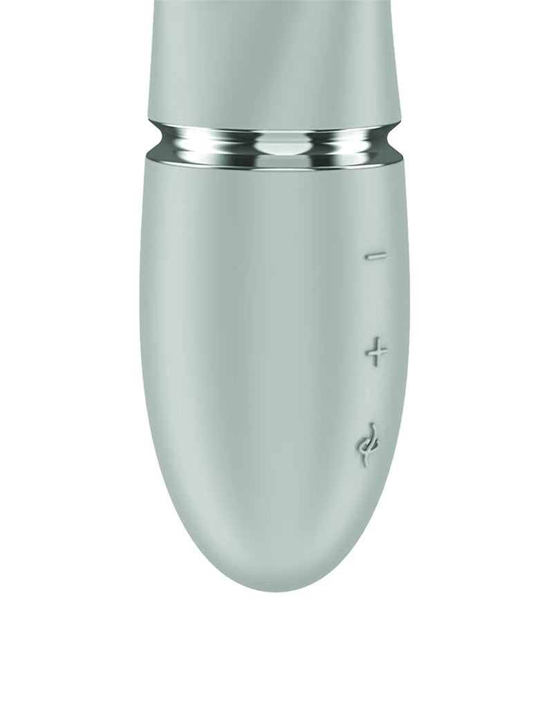 Satisfyer - Pearl Bunny 2 - Rotierender Rabbit-Vibrator - Graugrün - Erotiekvoordeel.nl