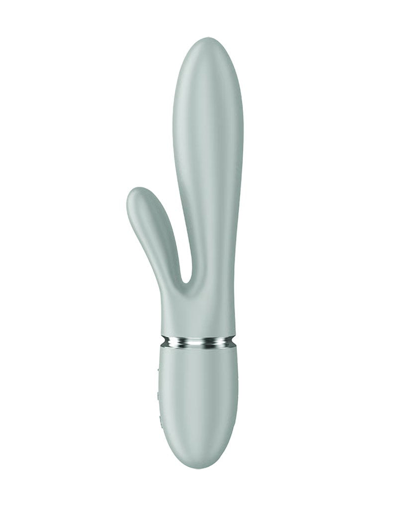 Satisfyer - Pearl Bunny 2 - Rotierender Rabbit-Vibrator - Graugrün - Erotiekvoordeel.nl
