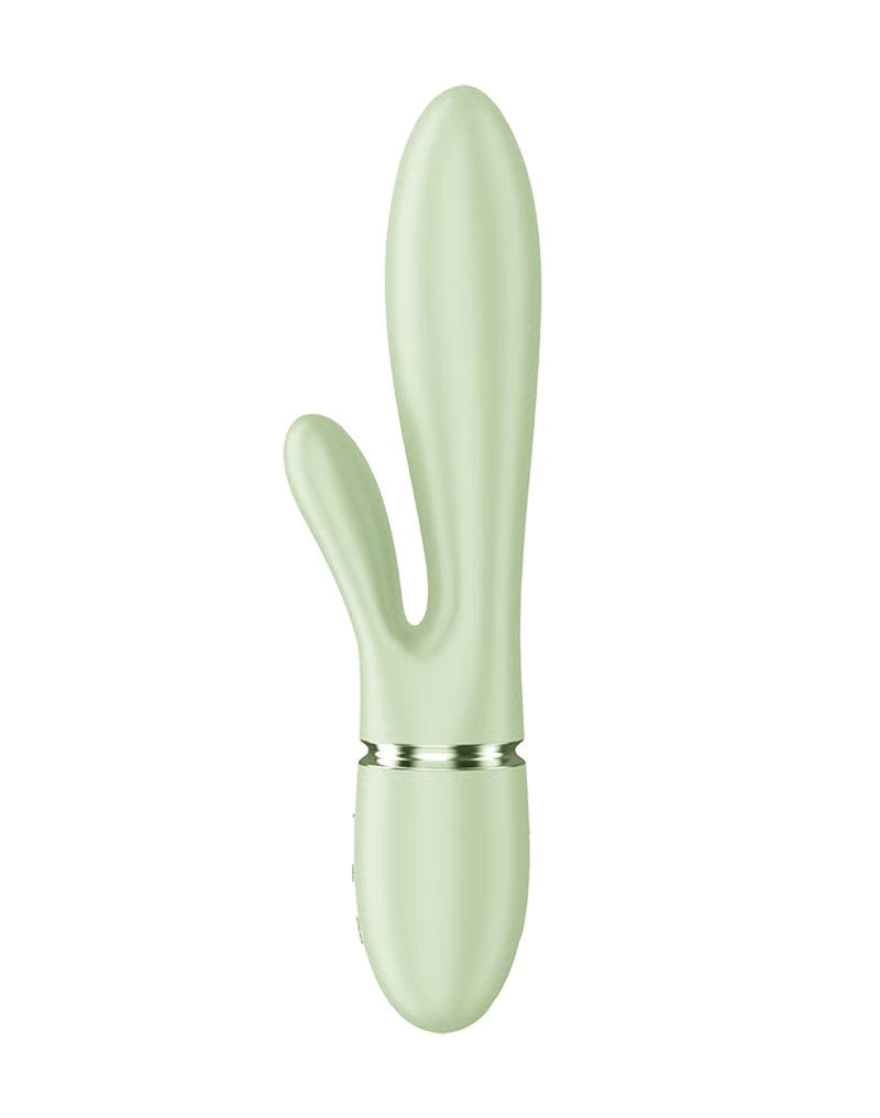 Satisfyer - Pearl Bunny 2 - Rotierender Rabbit-Vibrator - Hellgrün - Erotiekvoordeel.nl