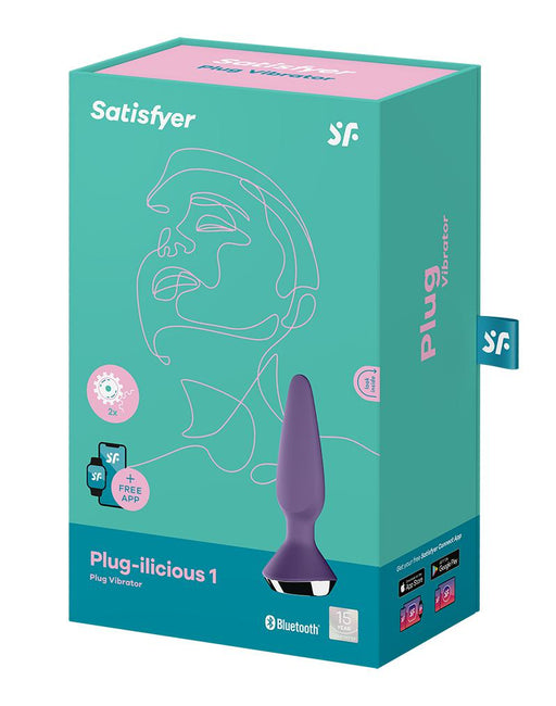 Satisfyer - Plug-ilicious 1 Vibrerende Anale Plug Met App Control - Paars-Erotiekvoordeel.nl