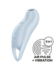 Satisfyer - Pocket Pro - Compacte Vibrerende Luchtdruk Vibrator - Lichtblauw-Erotiekvoordeel.nl