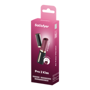 Satisfyer Pro 2 Kiss – Lipstick Vibrator with 3D Air Pulse Technology - Black-Erotiekvoordeel.nl