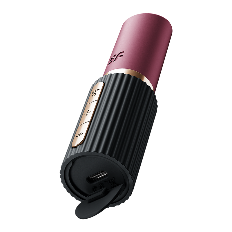 Satisfyer Pro 2 Kiss – Lipstick Vibrator with 3D Air Pulse Technology - Black-Erotiekvoordeel.nl