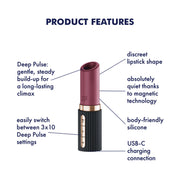 Satisfyer Pro 2 Kiss – Lipstick Vibrator with 3D Air Pulse Technology - Black-Erotiekvoordeel.nl