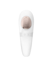 Satisfyer - Pro 4 Couples - Luchtdruk Vibrator voor Koppels - Wit/Brons-Erotiekvoordeel.nl