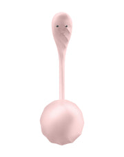 Satisfyer - Ribbed Petal - Vibratore portatile - Vibratore per tanga - Uovo vibrante - Rosa - Erotiekvoordeel.nl