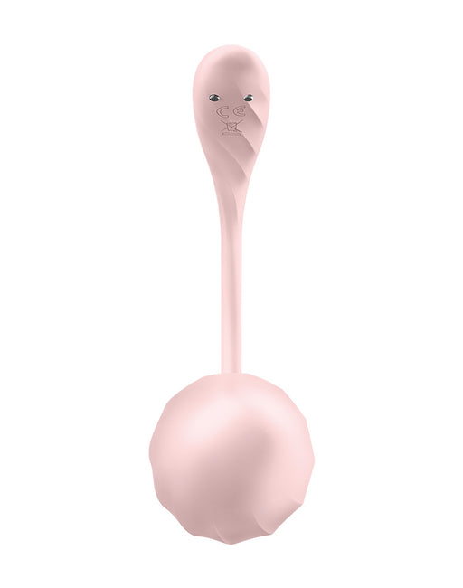 Satisfyer - Ribbed Petal - Vibratore portatile - Vibratore per tanga - Uovo vibrante - Rosa - Erotiekvoordeel.nl