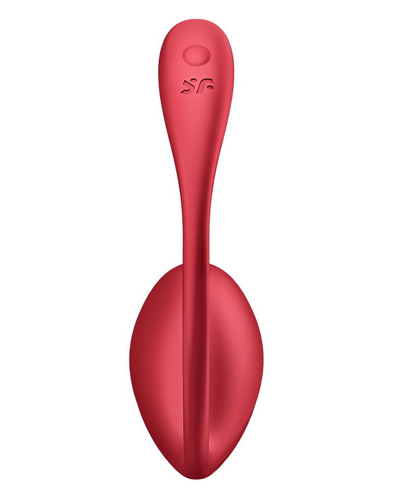 Satisfyer - Shiny Petal - Vibratore portatile - Vibratore per tanga - Uovo vibrante - Rosso-Erotiekvoordeel.nl