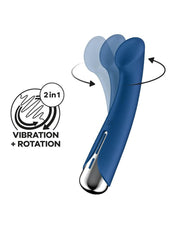 Satisfyer - Spinning G-Spot 1 - Vibrerende en Roterende G-Spot Vibrator - Blauw-Erotiekvoordeel.nl