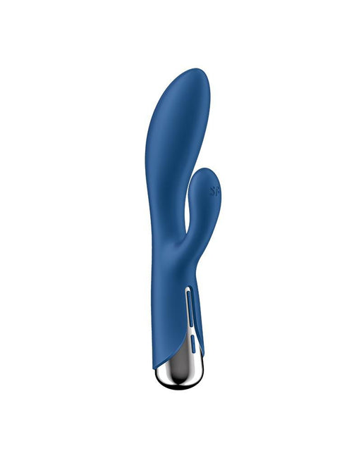 Satisfyer - Spinning Rabbit 1 - Vibratore Rabbit rotante e vibrante - Blu-Erotiekvoordeel.nl