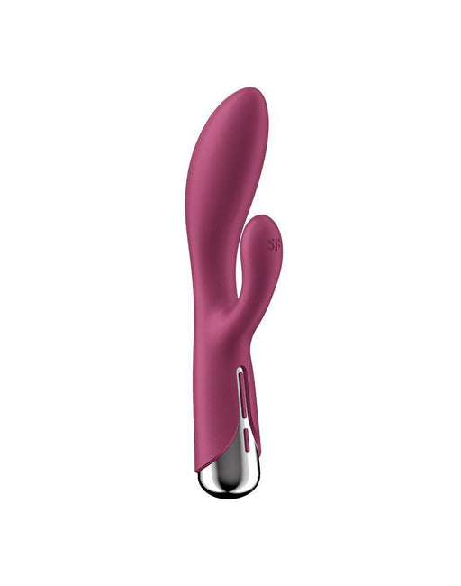 Satisfyer - Spinning Rabbit 1 - Vibratore Rabbit rotante e vibrante - Rosso-Erotiekvoordeel.nl