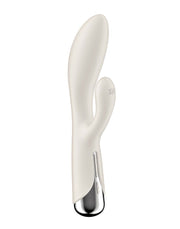Satisfyer - Spinning Rabbit 1 - Vibratore Rabbit rotante e vibrante - Vibratore Tarzan - Beige-Erotiekvoordeel.nl